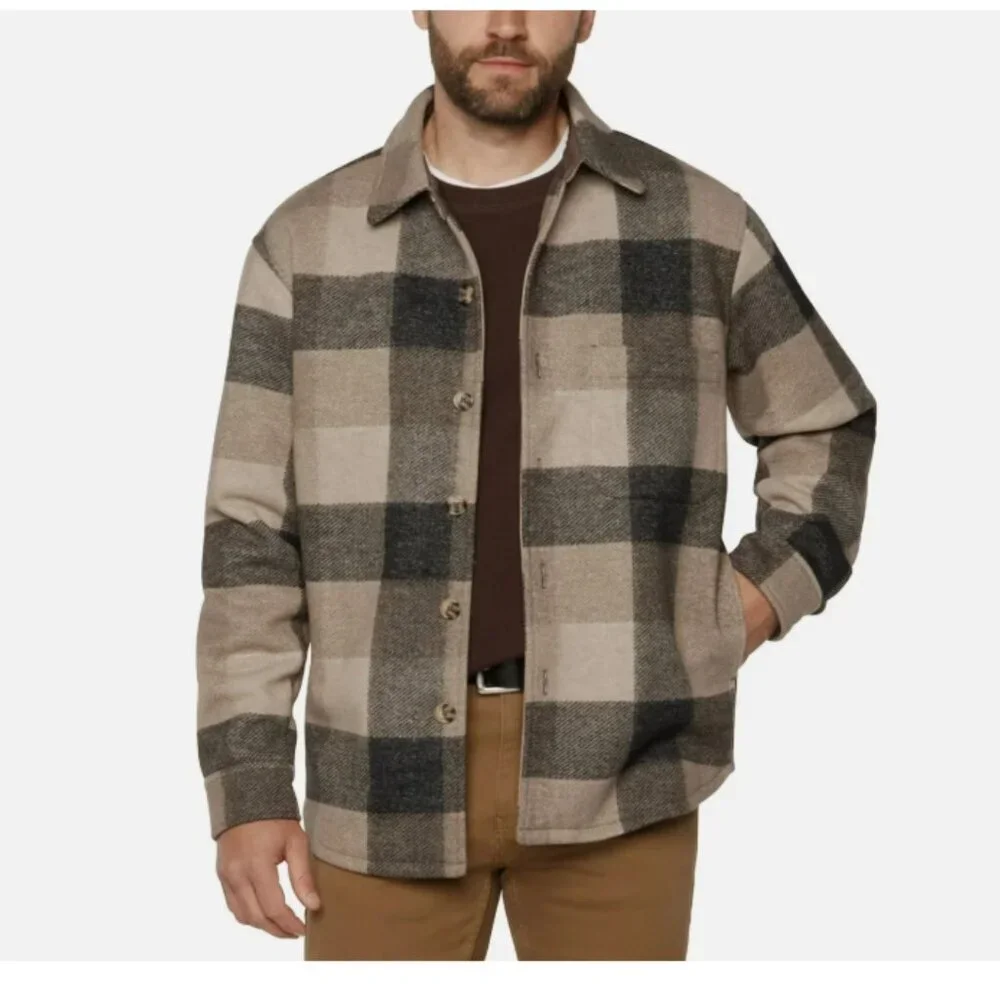 Banana Republic Men's Shirt Jacket - TAN